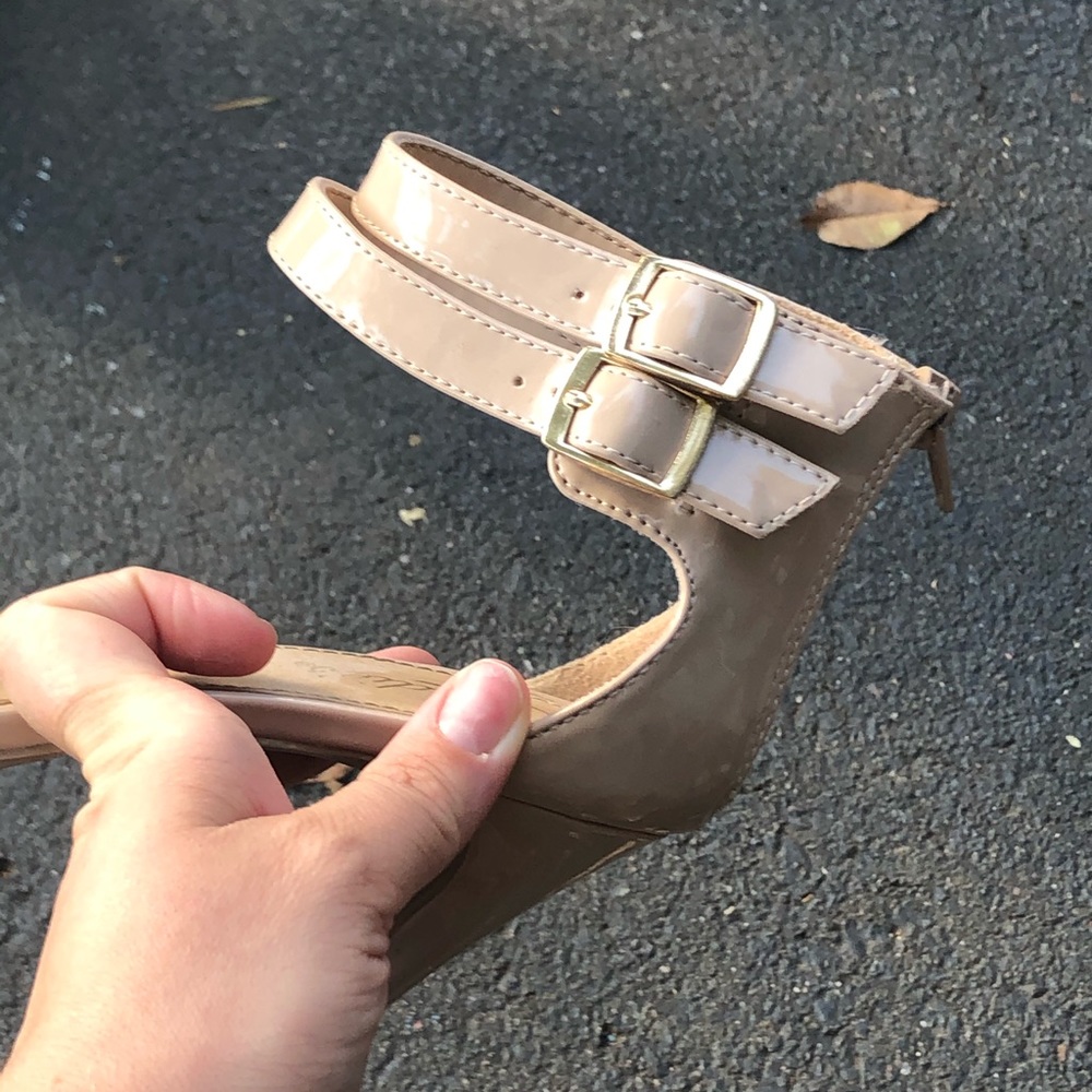 Nude Double Strap Heal